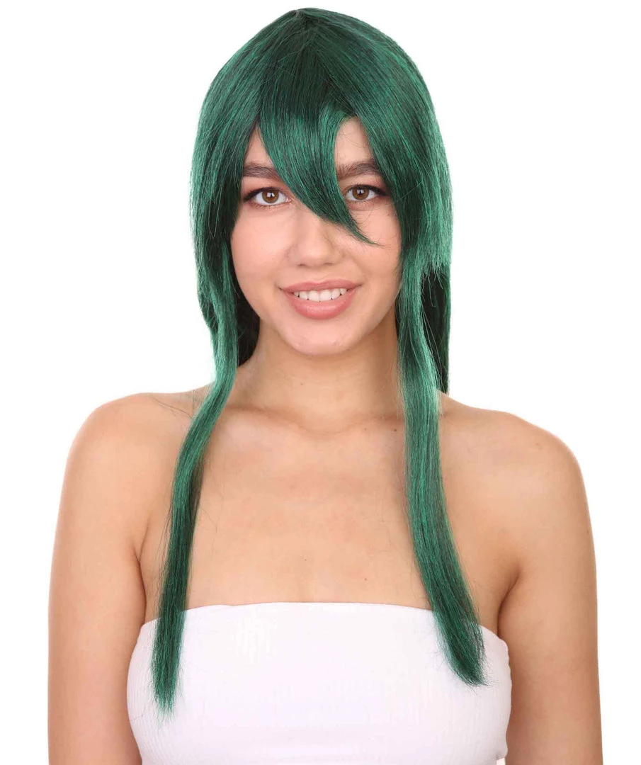 Adult Women's 34" Inch Extra Long Length Halloween Cosplay Student Of Heros Wig, Synthetic Soft Fiber Hair, Perfect For Your Next Conventiton And Group Anime Party! | HPO