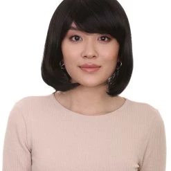 HPO Flapper Multi Colors Bob Womens Wig | Short Natural Looking Wig | Premium Breathable Capless Cap