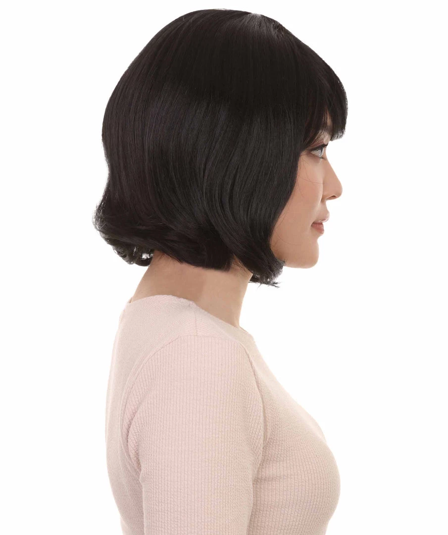 HPO Flapper Multi Colors Bob Womens Wig | Short Natural Looking Wig | Premium Breathable Capless Cap