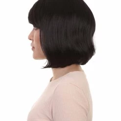HPO Flapper Multi Colors Bob Womens Wig | Short Natural Looking Wig | Premium Breathable Capless Cap