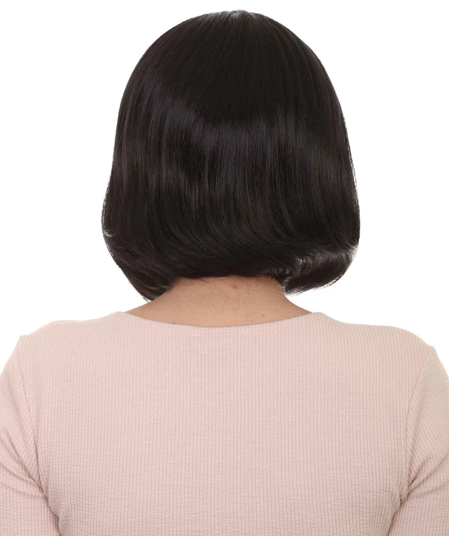 HPO Flapper Multi Colors Bob Womens Wig | Short Natural Looking Wig | Premium Breathable Capless Cap