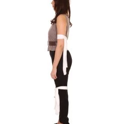 HPO Adult Women's New Tomb Raider Lara Croft Costume | Brunette And Black Cosplay Costume