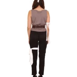 HPO Adult Women's New Tomb Raider Lara Croft Costume | Brunette And Black Cosplay Costume