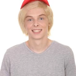 HPO President II Mens Wig W/ Make America Great Again Hat | Blonde Wig | Premium Breathable Capless Cap