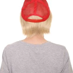 HPO President II Mens Wig W/ Make America Great Again Hat | Blonde Wig | Premium Breathable Capless Cap