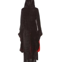 HPO Adult Women's Temptress Vampire Costume | Black & Red Halloween Costume