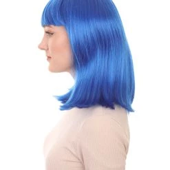 HPO Womens Bob Wig | Glamour Medium Bob Cosplay Halloween Wig | Premium Breathable Capless Cap