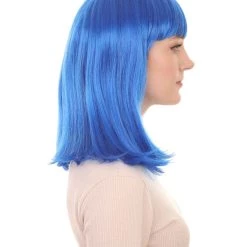 HPO Womens Bob Wig | Glamour Medium Bob Cosplay Halloween Wig | Premium Breathable Capless Cap