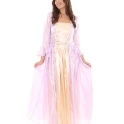 HPO Adult Women's Royal Dress 18th Century Costume | Purple & Gold Cosplay Costume