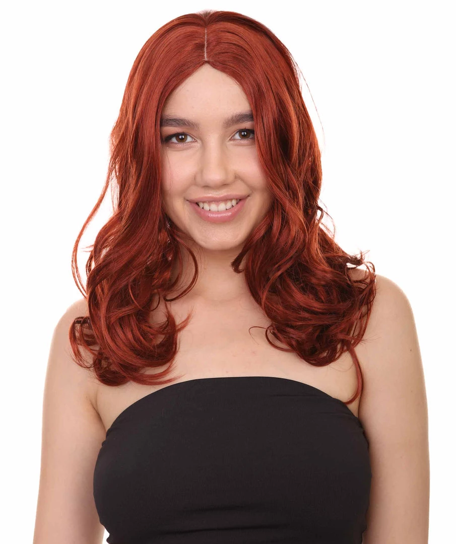 HPO Men's Superstar Long Wavy Womens Wig | Sexy Cosplay Party Halloween Wig | Premium Breathable Capless Cap