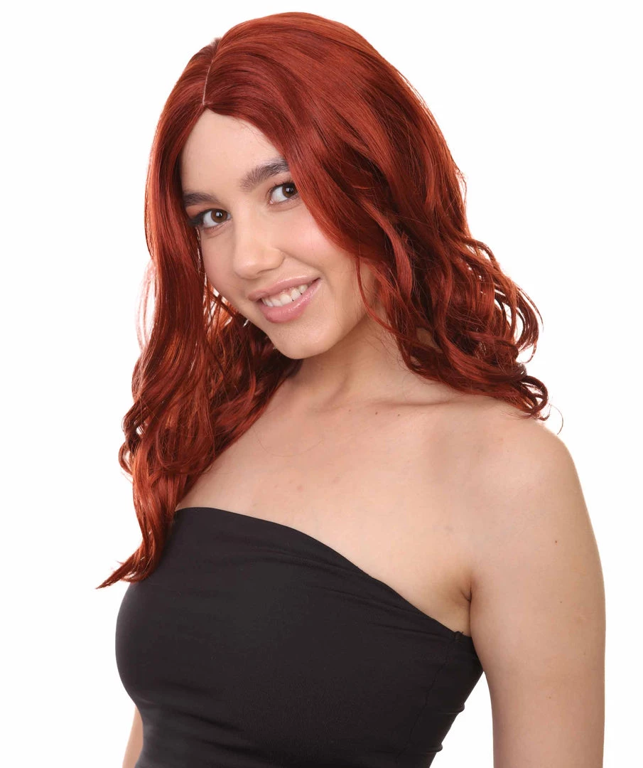 HPO Men's Superstar Long Wavy Womens Wig | Sexy Cosplay Party Halloween Wig | Premium Breathable Capless Cap