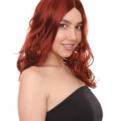 HPO Men's Superstar Long Wavy Womens Wig | Sexy Cosplay Party Halloween Wig | Premium Breathable Capless Cap