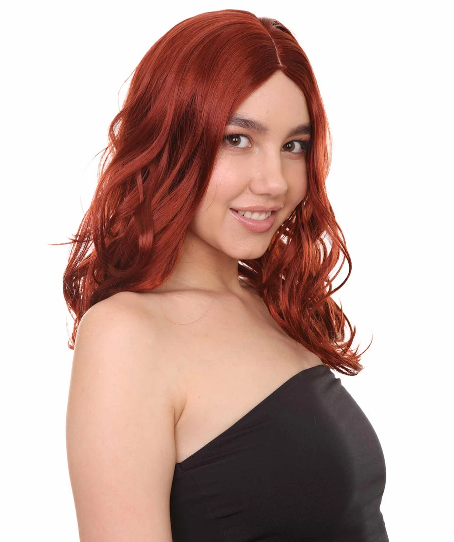 HPO Men's Superstar Long Wavy Womens Wig | Sexy Cosplay Party Halloween Wig | Premium Breathable Capless Cap