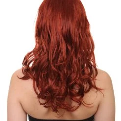 HPO Men's Superstar Long Wavy Womens Wig | Sexy Cosplay Party Halloween Wig | Premium Breathable Capless Cap