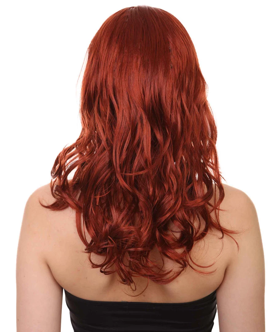 HPO Men's Superstar Long Wavy Womens Wig | Sexy Cosplay Party Halloween Wig | Premium Breathable Capless Cap