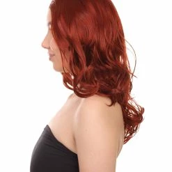 HPO Men's Superstar Long Wavy Womens Wig | Sexy Cosplay Party Halloween Wig | Premium Breathable Capless Cap