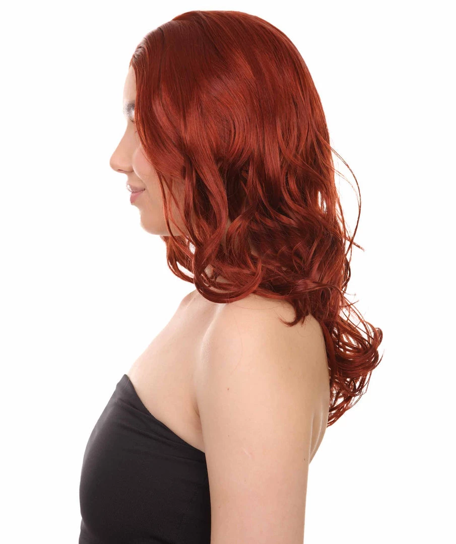 HPO Men's Superstar Long Wavy Womens Wig | Sexy Cosplay Party Halloween Wig | Premium Breathable Capless Cap