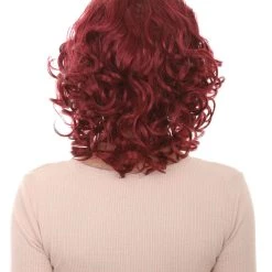 HPO Men's California Girl Curls Womens Wig Collections | Medium Glamour Cosplay Halloween Wig | Premium Breathable Capless Cap