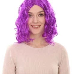 HPO Men's California Girl Curls Womens Wig Collections | Medium Glamour Cosplay Halloween Wig | Premium Breathable Capless Cap