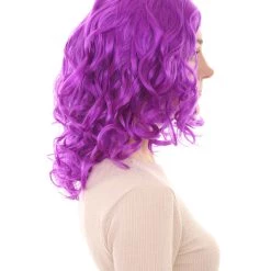 HPO Men's California Girl Curls Womens Wig Collections | Medium Glamour Cosplay Halloween Wig | Premium Breathable Capless Cap