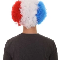 FLAGWIGS Sport Afro Fun Wig Collection | Jumbo Red Yellow Wig