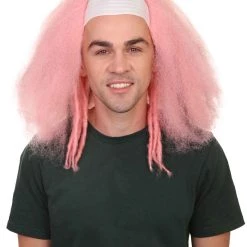 HPO Bald Clown Mens Wig | Multiple Color Choice Men's