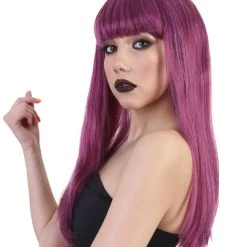 HPO Fantasy Womens Wig | Purple Wigs | Premium Breathable Capless Cap