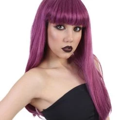 HPO Fantasy Womens Wig | Purple Wigs | Premium Breathable Capless Cap