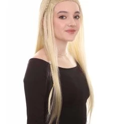 HPO Womens Adult Renaissance Queen Wig | Historical Period Wig | Premium Breathable Capless Cap