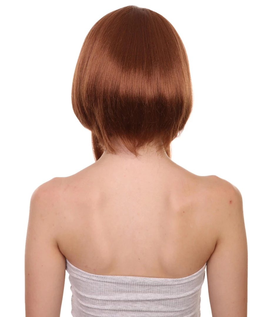 Adult Women's 14" Inch Medium Length Straight Halloween Cosplay Animated Pro Hero Costume Wig, Synthetic Soft Fiber Hair, Perfect For Your Next Conventiton And Group Anime Party! | HPO