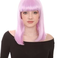 HPO Womens Bob Wig | Glamour Medium Bob Cosplay Halloween Wig | Premium Breathable Capless Cap