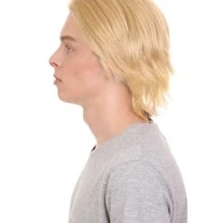 HPO Men's Doctor Mens Wig | Blonde Cosplay Halloween Wig | Premium Breathable Capless Cap