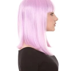 HPO Womens Bob Wig | Glamour Medium Bob Cosplay Halloween Wig | Premium Breathable Capless Cap