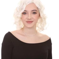 HPO Men's California Girl Curls Womens Wig Collections | Medium Glamour Cosplay Halloween Wig | Premium Breathable Capless Cap