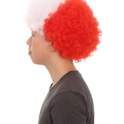 FLAGWIGS SALE Chile Sport Afro Fun Wig | Super Size Blue White Red Wig