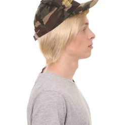 HPO President II Mens Wig W/ Make America Great Again Hat | Blonde Wig | Premium Breathable Capless Cap