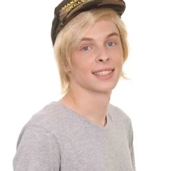 HPO President II Mens Wig W/ Make America Great Again Hat | Blonde Wig | Premium Breathable Capless Cap