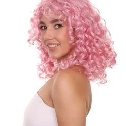 Adult Women's 16" Medium Length Curly Halloween Cosplay Gorgeous Gansta Icon Costume Wig, Synthetic Soft Fiber Hair, Capless Cap Comfortable Design And Feel | HPO
