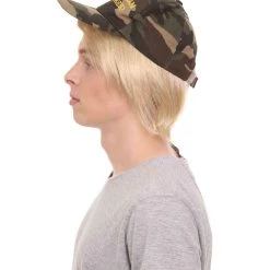 HPO President II Mens Wig W/ Make America Great Again Hat | Blonde Wig | Premium Breathable Capless Cap