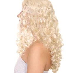 HPO 70's Glam Womens Wig | Blonde Retro Wig | Premium Breathable Capless Cap