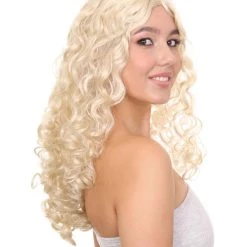HPO 70's Glam Womens Wig | Blonde Retro Wig | Premium Breathable Capless Cap