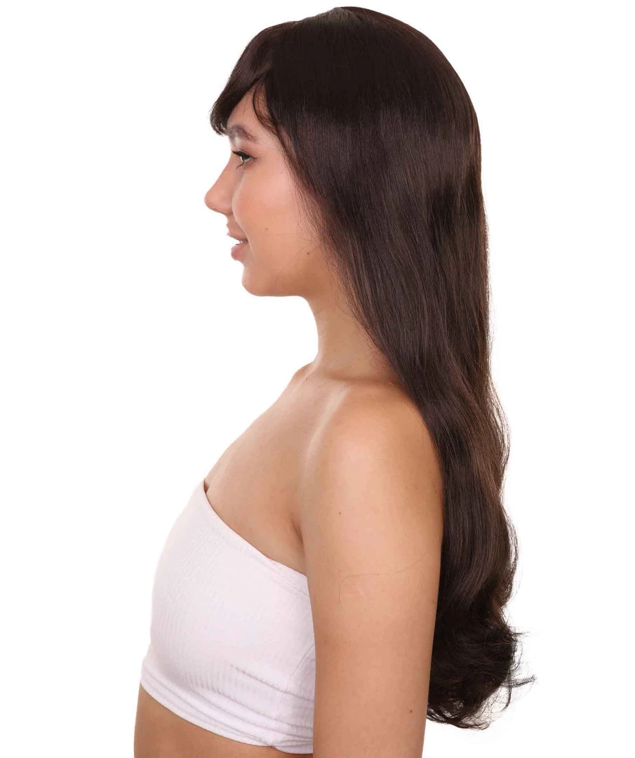 Adult Women's 24" Inch Long Length Halloween Cosplay Queen Of Tejano Costume Wig, Synthetic Soft Fiber Hair, Perfect For Your Next Festival And Group Anime Party! | HPO