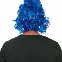 HPO Blue Mens Wig | Cosplay Halloween Wig | Premium Breathable Capless Cap Men's