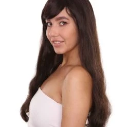 Adult Women's 24" Inch Long Length Halloween Cosplay Queen Of Tejano Costume Wig, Synthetic Soft Fiber Hair, Perfect For Your Next Festival And Group Anime Party! | HPO