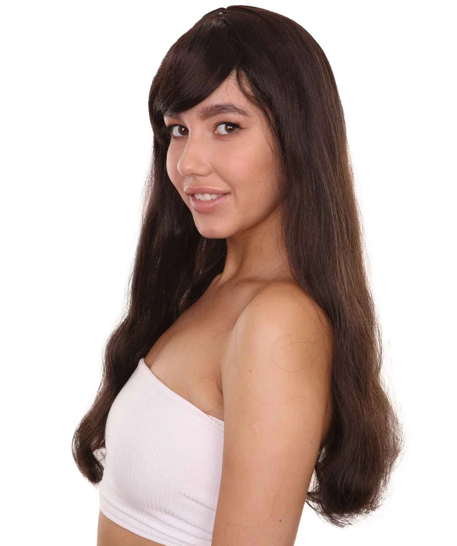 Adult Women's 24" Inch Long Length Halloween Cosplay Queen Of Tejano Costume Wig, Synthetic Soft Fiber Hair, Perfect For Your Next Festival And Group Anime Party! | HPO