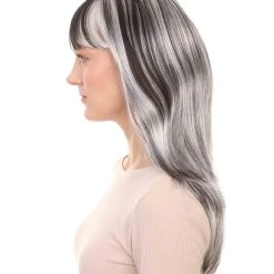 HPO Women's Womens Sinister Witch Wig | Horror Cosplay Halloween Wig | Premium Breathable Capless Cap