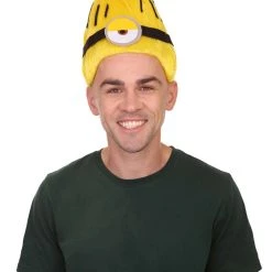 HPO Animation Yellow Mens Wig | Yellow Cartoon Wig | Premium Breathable Capless Cap