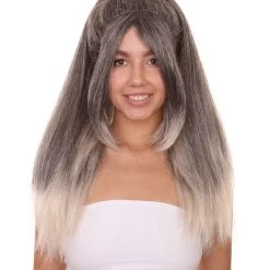 Adult Women's 26" Inch Extra Long Length Halloween American Singer Actress Costume Wig, Synthetic Soft Fiber Hair, Perfect For Your Next Convention And Group Anime Party! | HPO