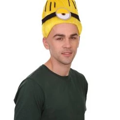 HPO Animation Yellow Mens Wig | Yellow Cartoon Wig | Premium Breathable Capless Cap