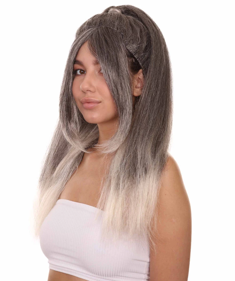 Adult Women's 26" Inch Extra Long Length Halloween American Singer Actress Costume Wig, Synthetic Soft Fiber Hair, Perfect For Your Next Convention And Group Anime Party! | HPO